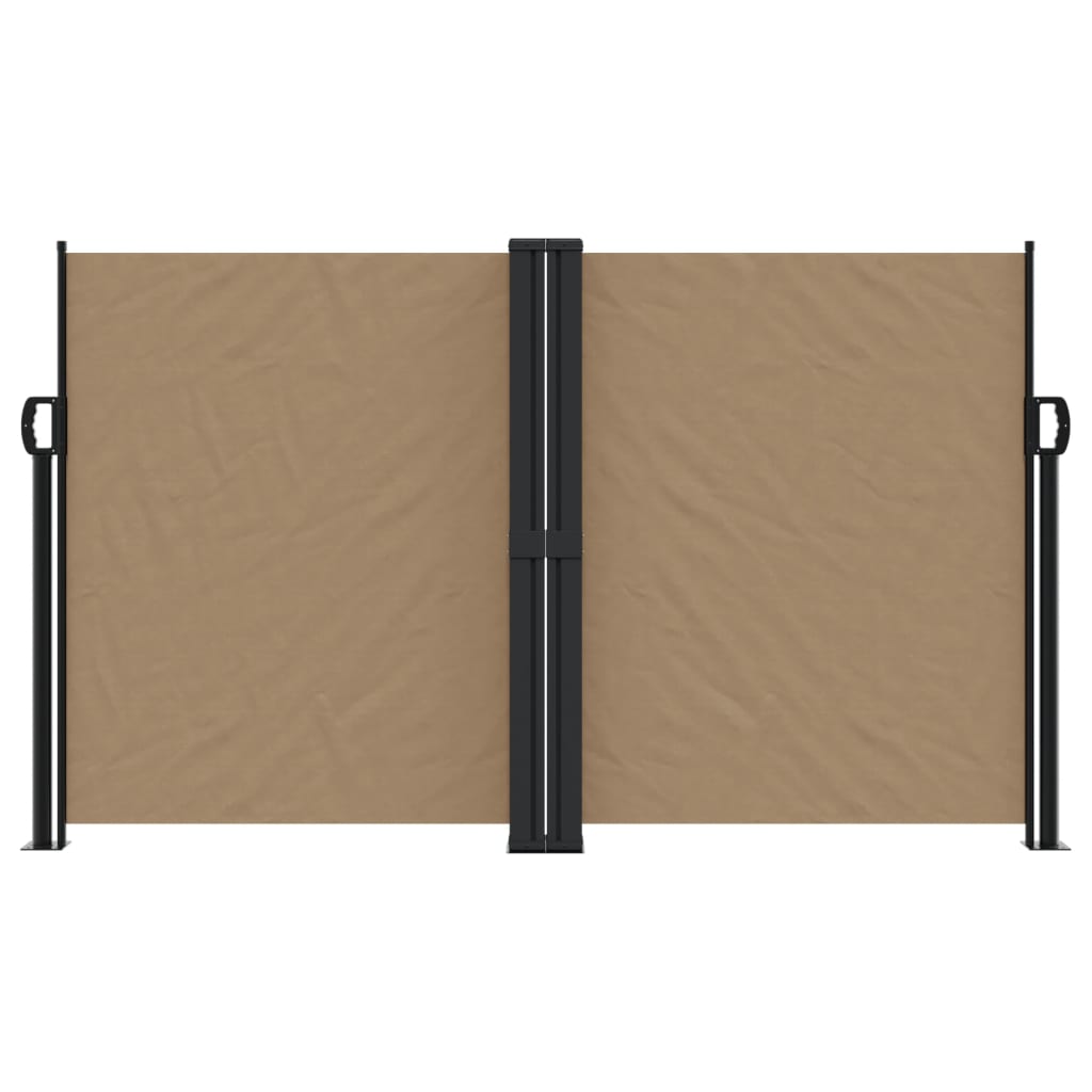 Retractable Side Awning Taupe 140x1200 cm
