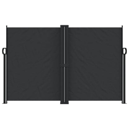 Retractable Side Awning Black 160x1200 cm