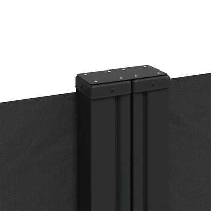 Retractable Side Awning Black 160x1200 cm