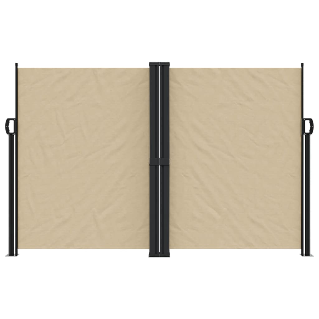 Retractable Side Awning Beige 160x1200 cm