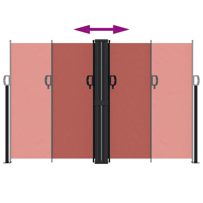 Retractable Side Awning Terracotta 160x1200 cm