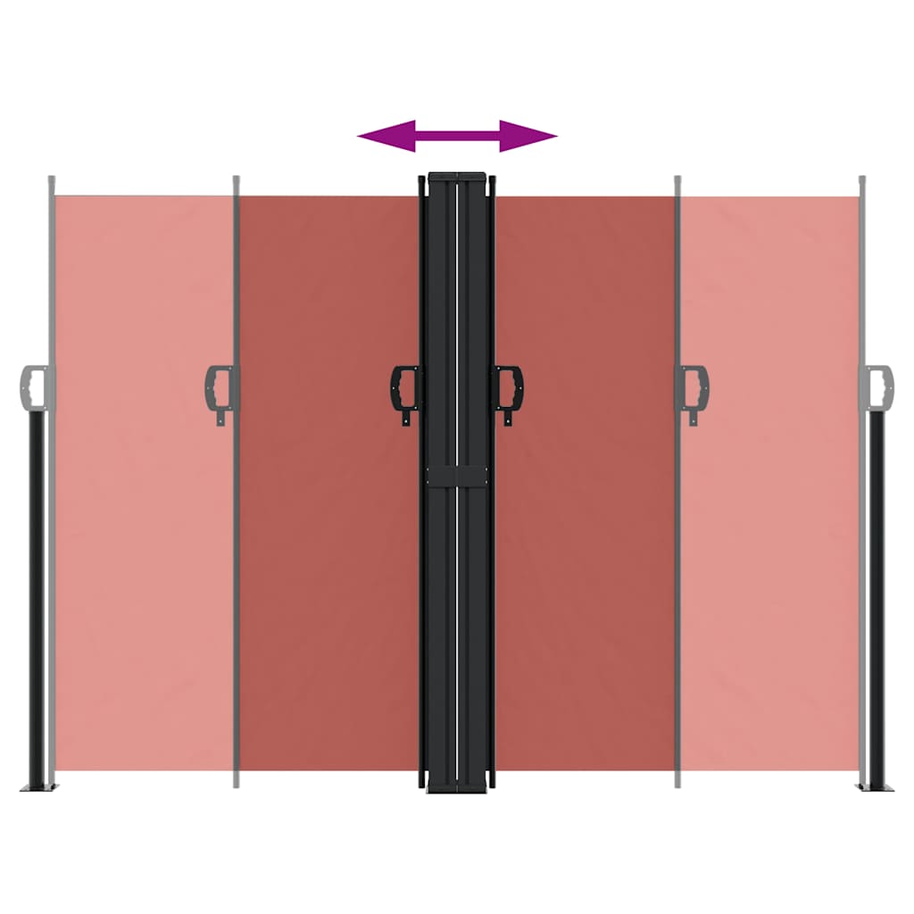 Retractable Side Awning Terracotta 180x1200 cm