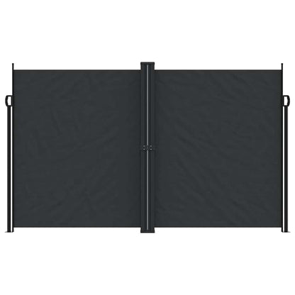 Retractable Side Awning Black 200x1200 cm