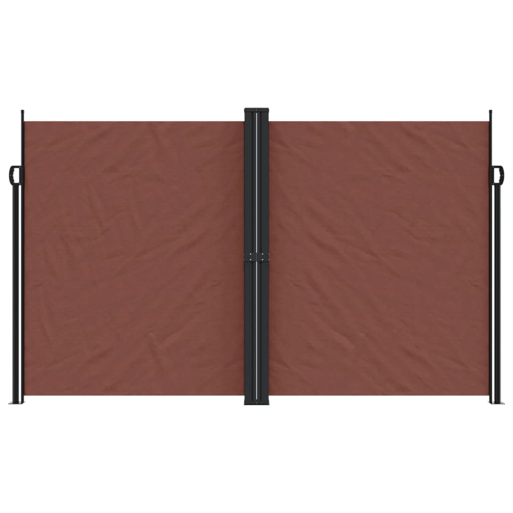 Retractable Side Awning Brown 200x1200 cm