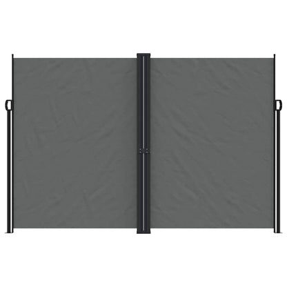Retractable Side Awning Anthracite 220x1200 cm