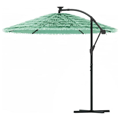 Garden Parasol with Steel Pole Green 269x269x235 cm