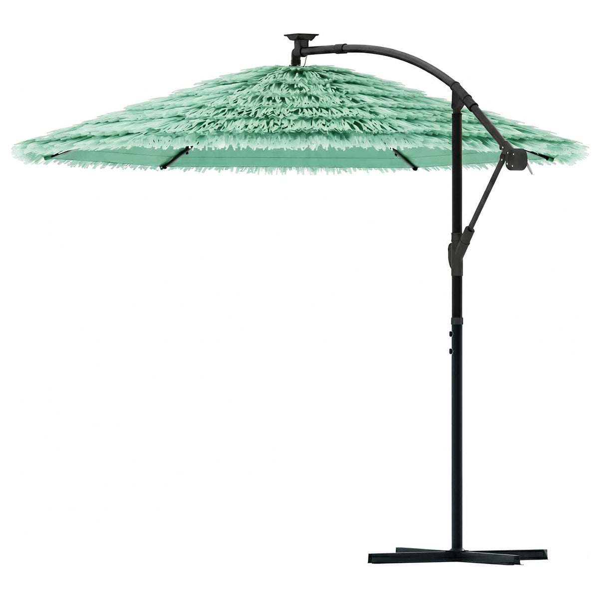 Garden Parasol with Steel Pole Green 290x290x238 cm