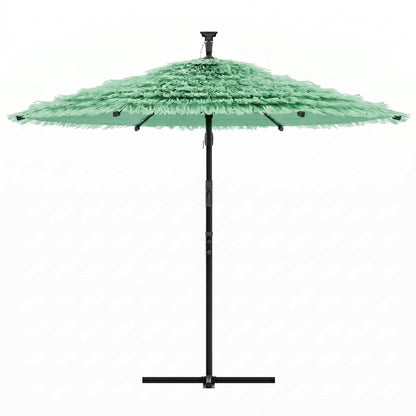 Garden Parasol with Steel Pole Green 290x290x238 cm