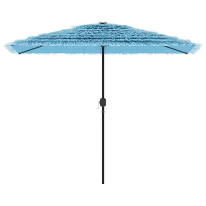 Garden Parasol with Steel Pole Blue 300x200x250 cm