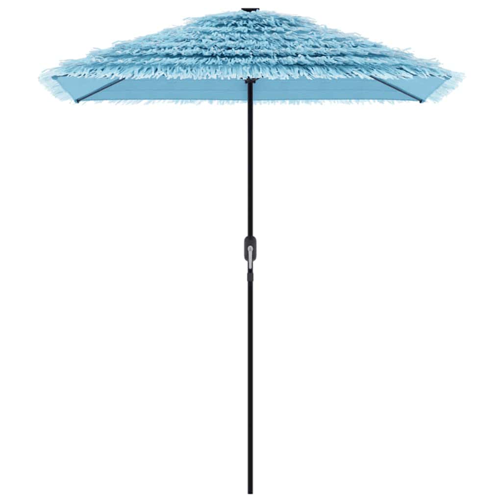 Garden Parasol with Steel Pole Blue 300x200x250 cm