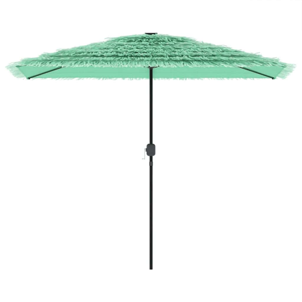 Garden Parasol with Steel Pole Green 300x200x250 cm