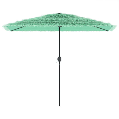 Garden Parasol with Steel Pole Green 300x200x250 cm