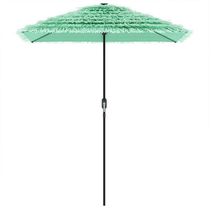 Garden Parasol with Steel Pole Green 300x200x250 cm
