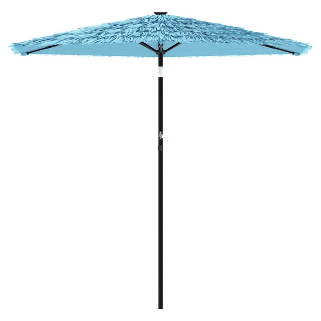 Garden Parasol with Steel Pole Blue 268x268x226 cm