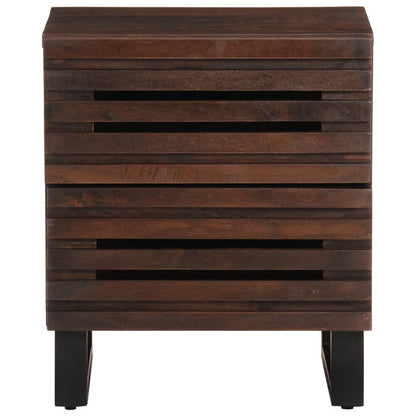 Bedside Cabinets 2 pcs 40x34x46 cm Solid Wood Mango
