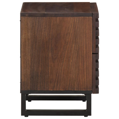 Bedside Cabinets 2 pcs 40x34x46 cm Solid Wood Mango