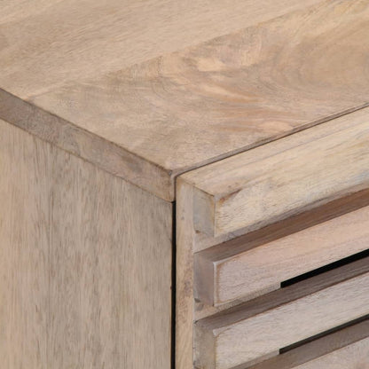 Bedside Cabinets 2 pcs 40x34x46 cm Solid Wood Bleached Mango