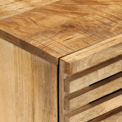 Sideboard 60x34x75 cm Solid Wood Rough Mango