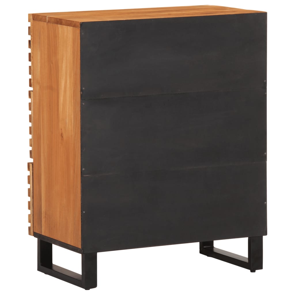Sideboard 60x34x75 cm Solid Wood Acacia