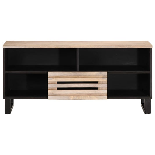 TV Cabinet 100x34x46 cm Solid Wood Mango