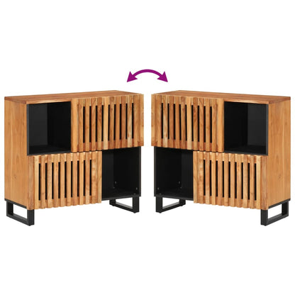 Sideboard 80x34x75 cm Solid Wood Acacia