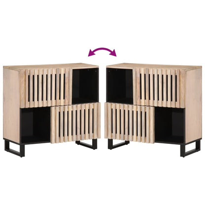 Sideboard 80x34x75 cm Solid Wood Mango