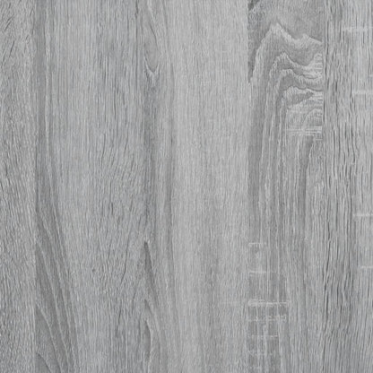 Coffee Table Grey Sonoma 95x95x45 cm Engineered Wood and Metal