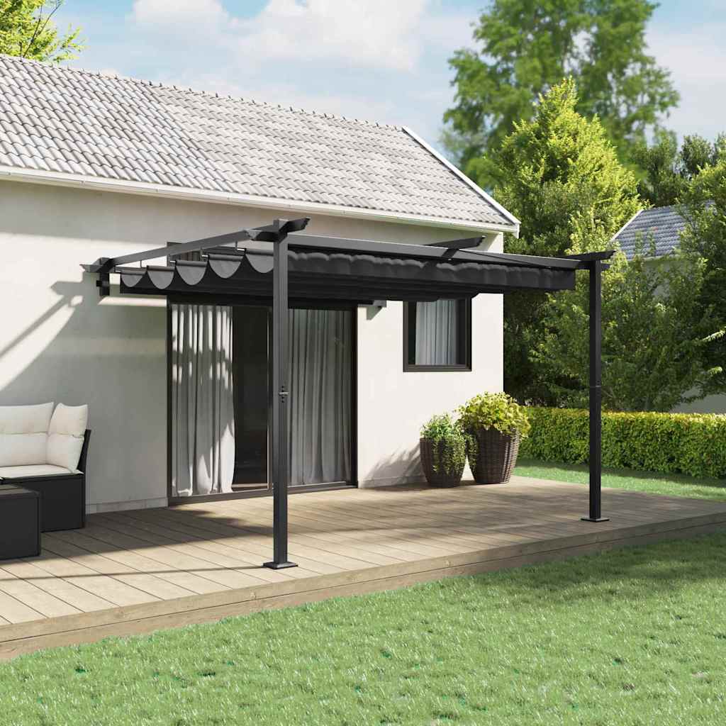 Gazebo Anthracite 300 x 300 x 200 cm Polyester