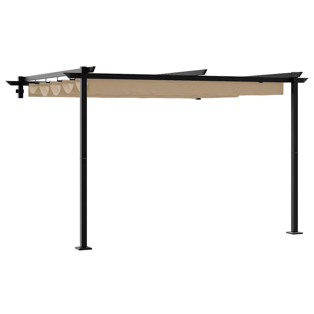 Gazebo 300 x 300 x 200 cm Taupe Polyester