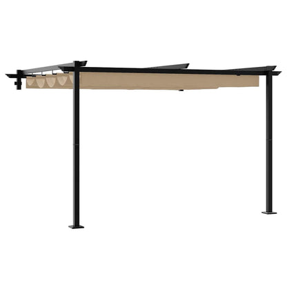 Gazebo 300 x 300 x 200 cm Taupe Polyester