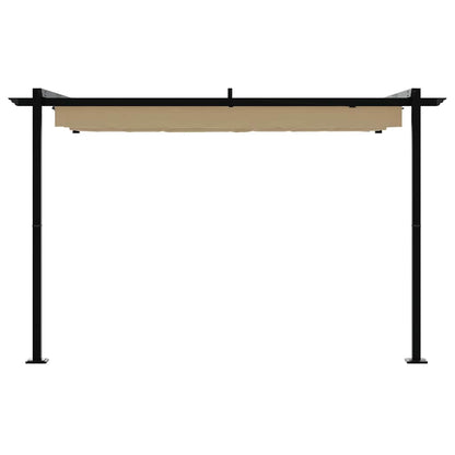 Gazebo 300 x 300 x 200 cm Taupe Polyester