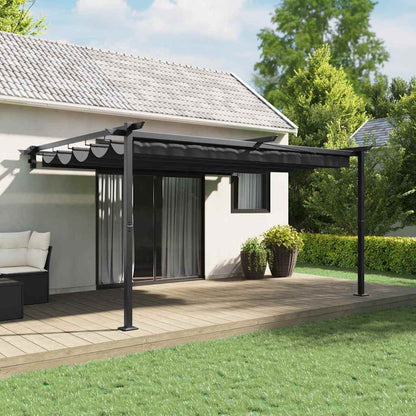 Gazebo 400 x 300 x 200 cm Anthracite Polyester