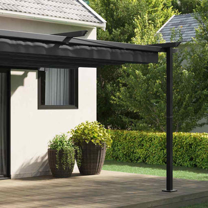 Gazebo 400 x 300 x 200 cm Anthracite Polyester