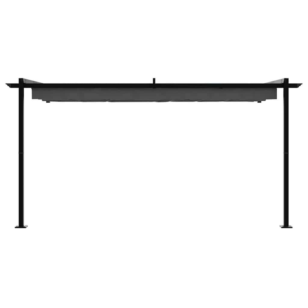 Gazebo 400 x 300 x 200 cm Anthracite Polyester