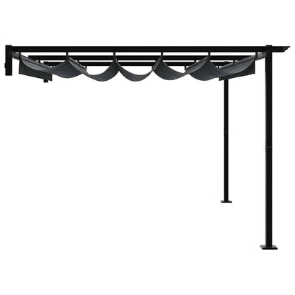 Gazebo 400 x 300 x 200 cm Anthracite Polyester