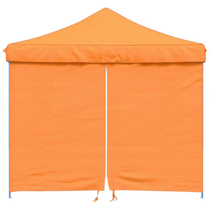 Foldable Party Tent Pop-Up with 4 Sidewalls Orange