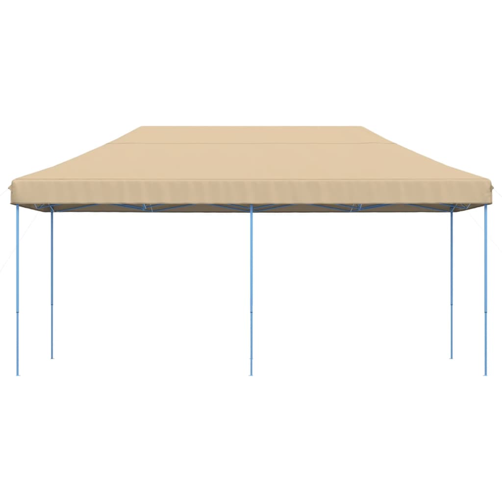 Foldable Party Tent Pop-Up Beige 580x292x315 cm