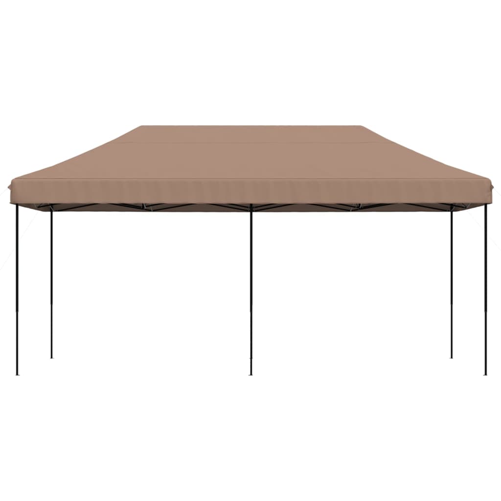 Foldable Party Tent Pop-Up Brown 580x292x315 cm