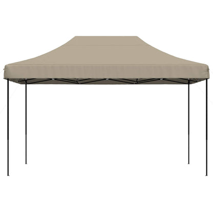 Foldable Party Tent Pop-Up Taupe 440x292x315 cm