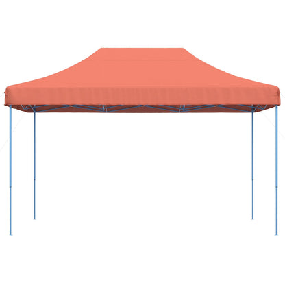 Foldable Party Tent Pop-Up Terracotta 440x292x315 cm
