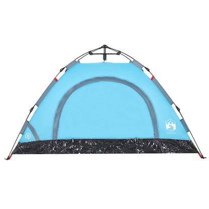 Camping Tent 2-Person Blue Quick Release