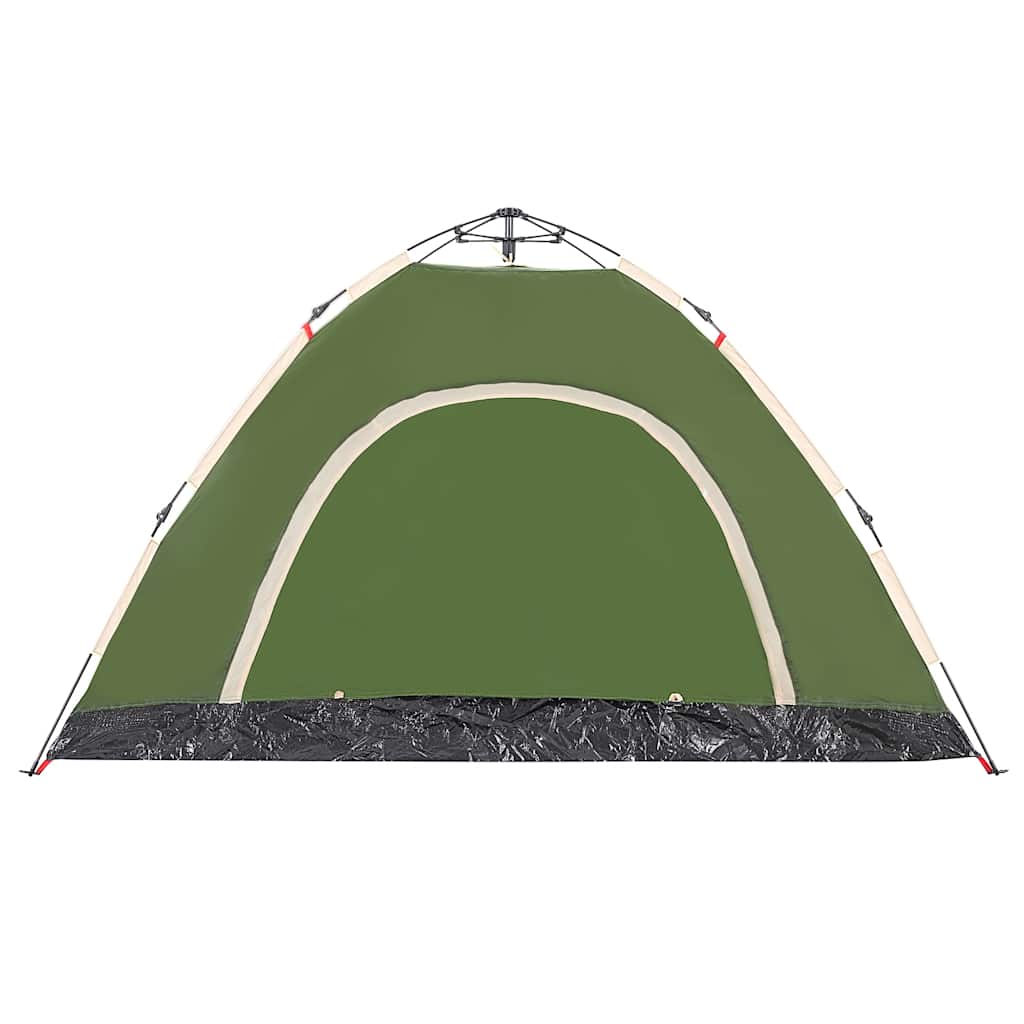 Camping Tent 4-Person Green Quick Release