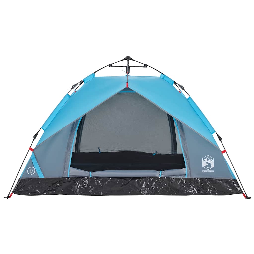 Camping Tent Dome 2-Person Blue Quick Release