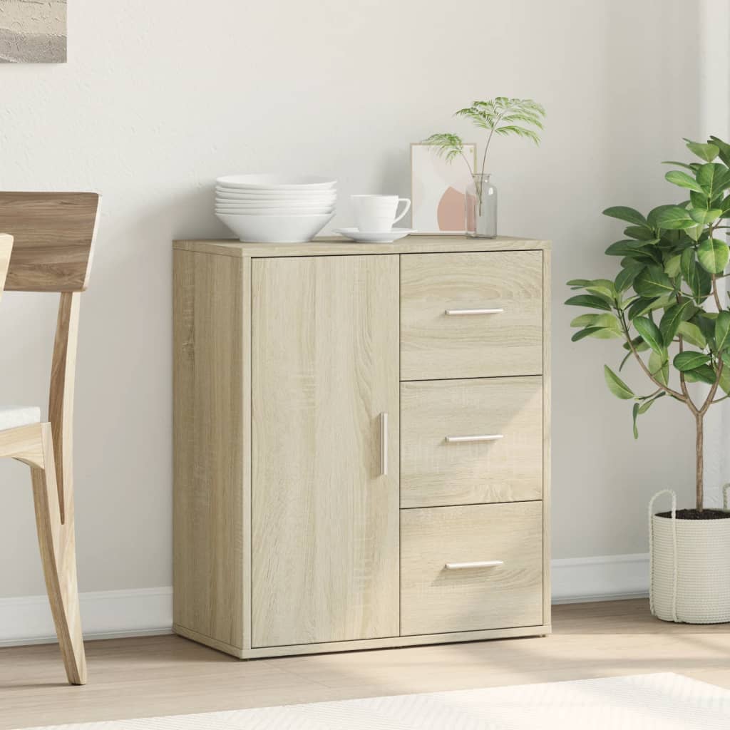 Sideboard Sonoma Oak 60x31x70 cm Engineered Wood