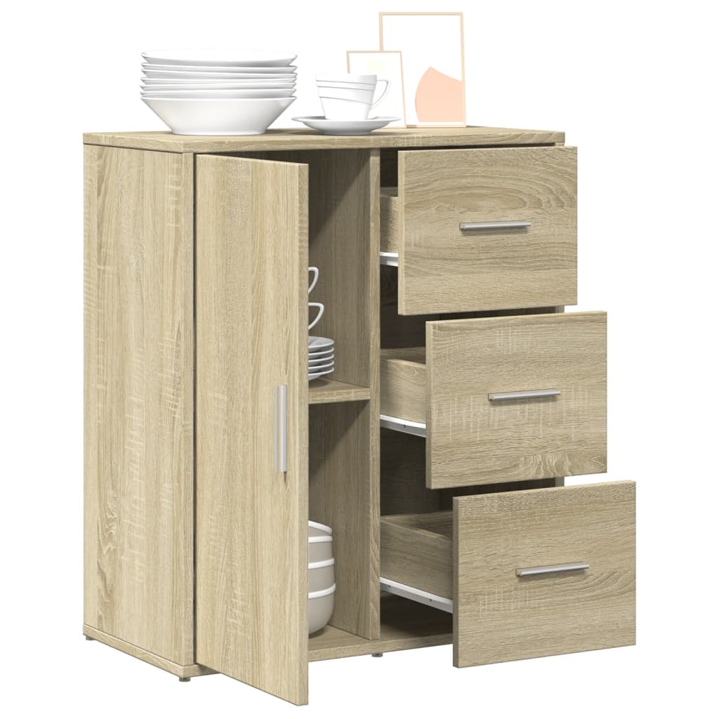 Sideboard Sonoma Oak 60x31x70 cm Engineered Wood