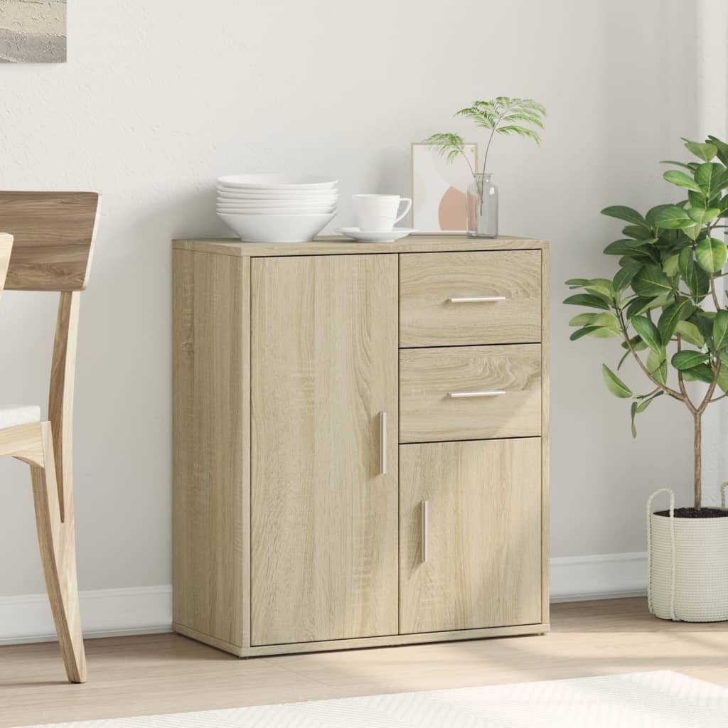 Sideboard Sonoma Oak 60x31x70 cm Engineered Wood