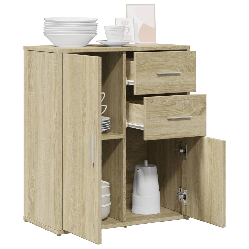 Sideboard Sonoma Oak 60x31x70 cm Engineered Wood