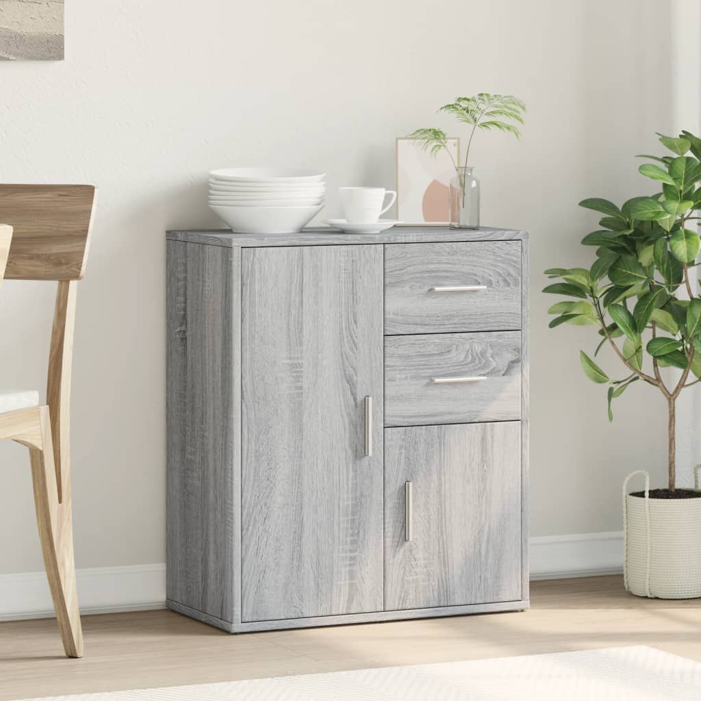Sideboard Grey Sonoma 60x31x70 cm Engineered Wood