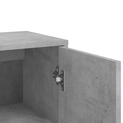Sideboard Concrete Grey 60x31x84 cm Engineered Wood