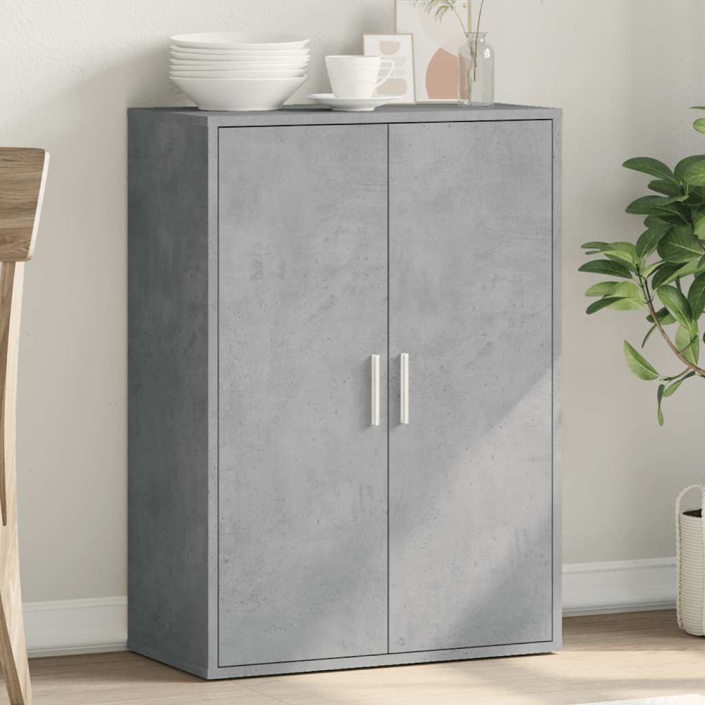 Sideboard Concrete Grey 60x31x84 cm Engineered Wood